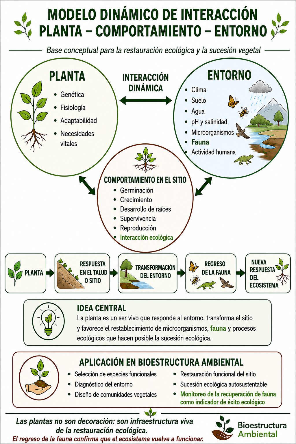 Modelo Triádico para Restauración Ambiental
